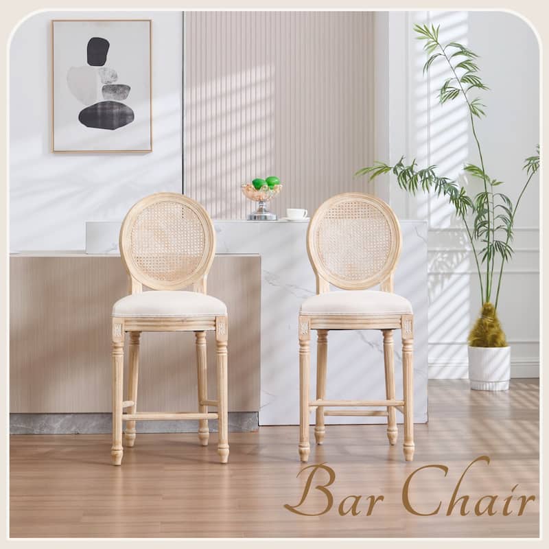 Upholstered Counter Height Chairs Side Chairs Set of 2