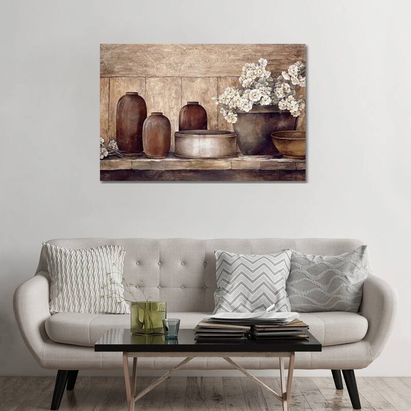 iCanvas "Primrose On A Sideboard" by Linda Thompson Canvas Print - 32x48x1.5