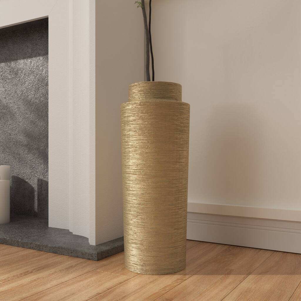 Acroma 12.9" Ceramic Floor Vase 2-set Decoration For Home Office Decor.