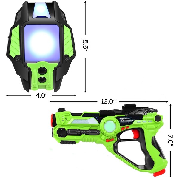 4 player laser tag set