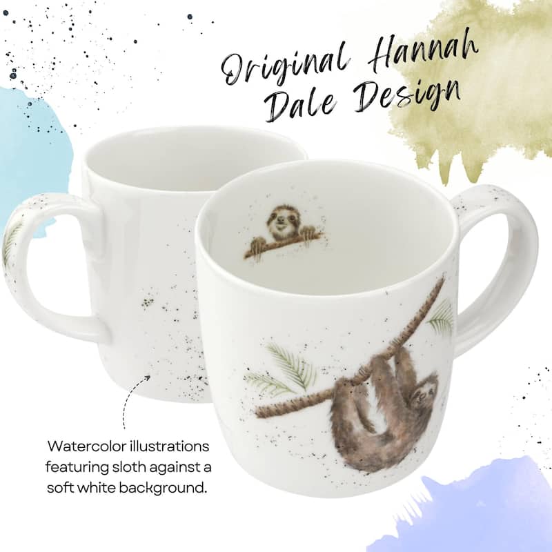 Royal Worcester Wrendale Designs Mug Wildlife Animals