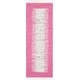 preview thumbnail 38 of 159, SAFAVIEH Handmade Flatweave Montauk Nevyana Cotton Rug 2'3" x 7' Runner - Ivory/Pink