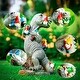 preview thumbnail 4 of 2, Curata Resin Dinosaur Eating Gnome Garden Statue - Small or Large - Garden Décor