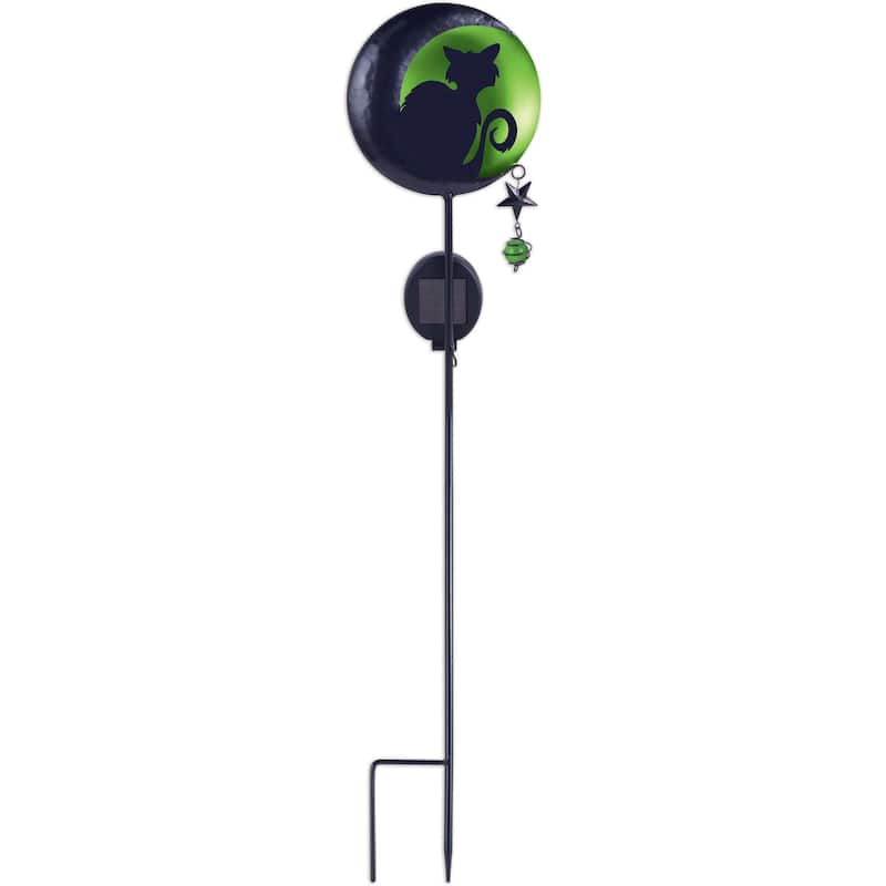 Solar Black Cat Stake 48"