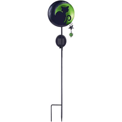 Solar Black Cat Stake 48"
