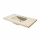 preview thumbnail 47 of 56, Palomar 36-inch NativeStone Bathroom Sink Sand - Three Faucet Holes