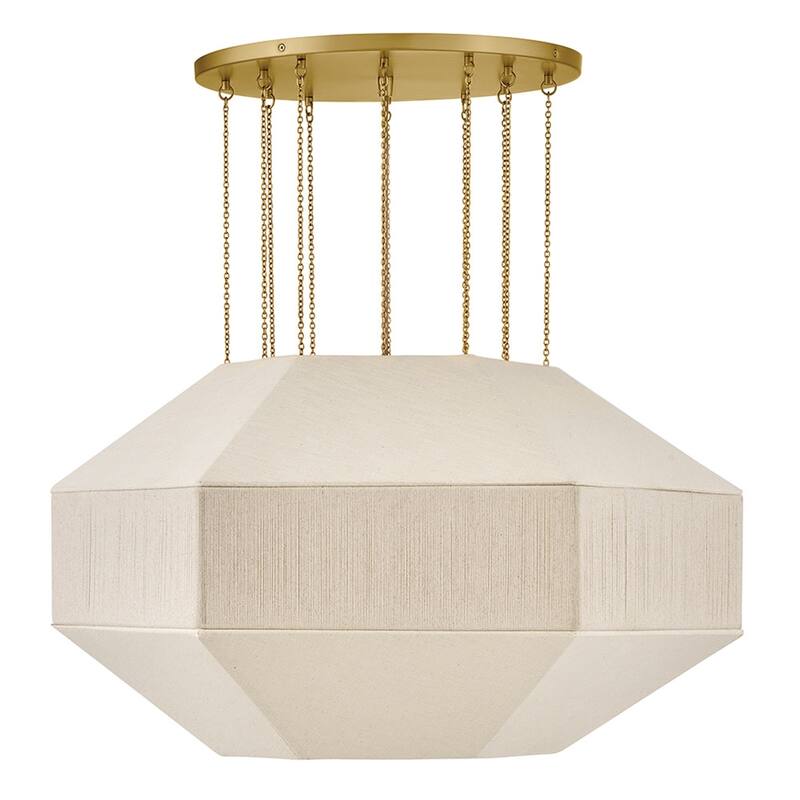 Hinkley Lighting 47495 Lyla 6 Light 32" Wide Drum Chandelier with