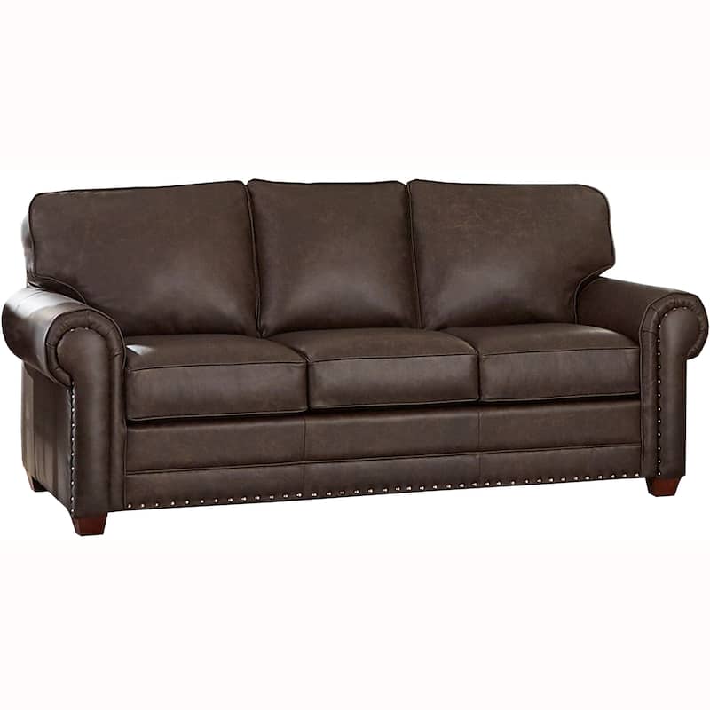 Made in USA Raval Top Grain Leather Sofa