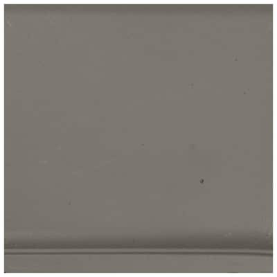 Merola Tile Quarry Cove Base Grey II 5-7/8" x 5-7/8" Ceramic Floor and Wall Trim - (1 Tile)