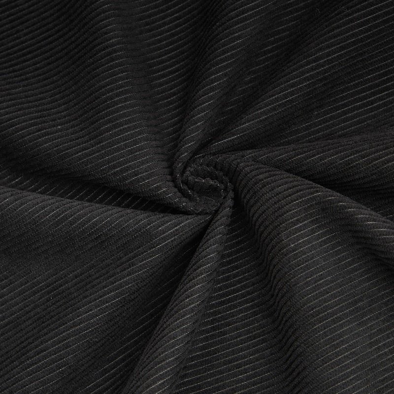 Rossetta L-Shaped Design Right-Facing Modern Minimalist Corduroy High Raised Thickened Back Sofa