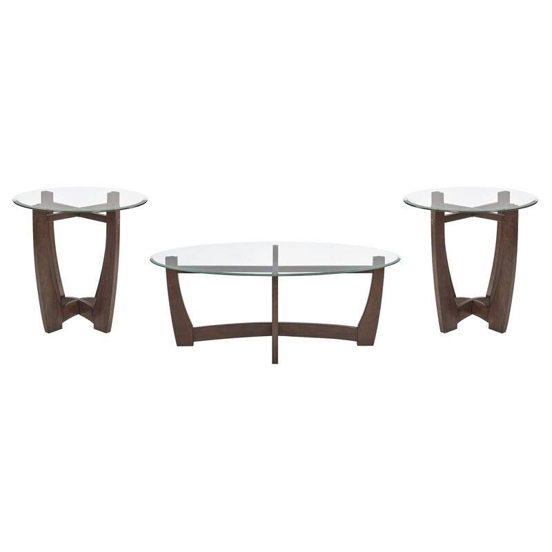 Tempered Glass Coffee Tables - Modern Minimalist Center Tables for Living Room, Office & Apartment