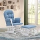 preview thumbnail 9 of 28, Rejoice Glider Rocking Chair with Ottoman