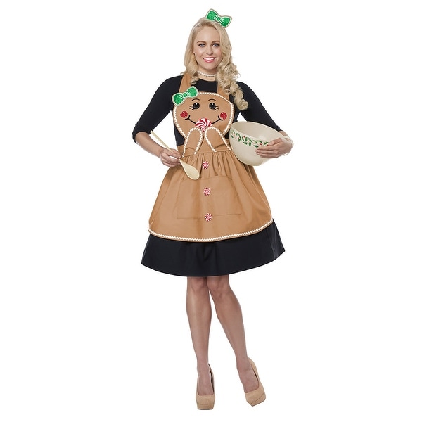 womens gingerbread costume