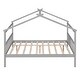 preview thumbnail 7 of 9, Full House Bed with Twin Trundle & Headboards - Pine Wood