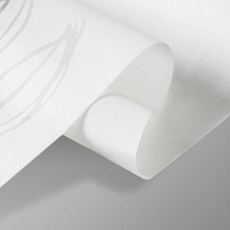 InStyleDesign Floret 5-Panel Single Rail Panel Track / Room Divider / Blinds 58"-110"W, Panel width 23.5"