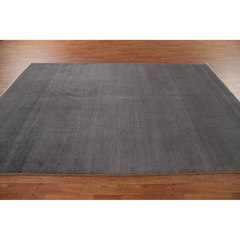 Contemporary Gabbeh Oriental Area Rug Handmade Wool Carpet - 6'9" x 9'9"