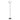 Allied Brass Adjustable Height Floor Standing Make-Up Mirror 8 Inch Diameter with 3X Magnification