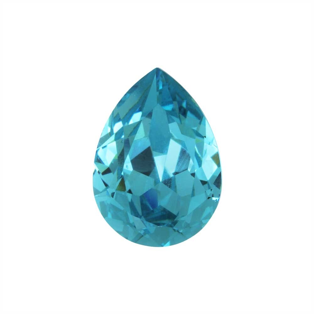 1 Swarovski crystal rhinestone embellishment 18x13mm Pear stone