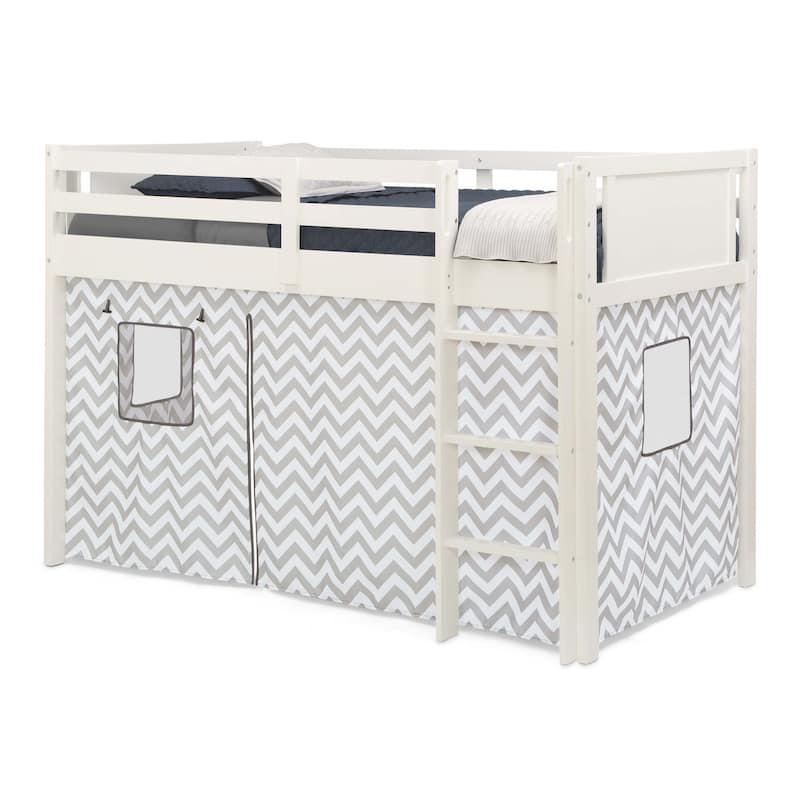 Loft Bed Tent - Curtain Set For Twin Loft Bed (Bed Sold Separately)