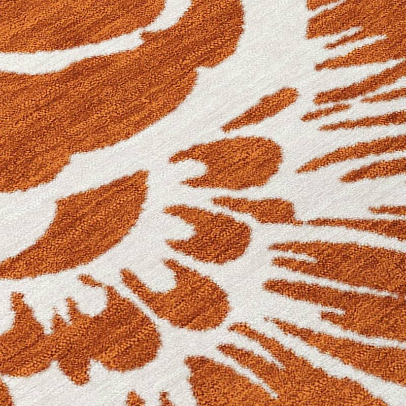 Machine Washable Indoor/ Outdoor Whimsy Floral Chantille Rug