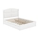 preview thumbnail 15 of 25, Wood Queen Size Platform Bed with Twin Size Trundle and 2 Drawers