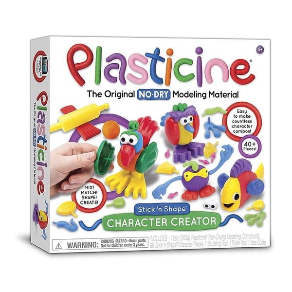 Plasticine No-Dry Modeling Clay Character Creator Kit - Multi - Bed Bath &  Beyond - 30661292