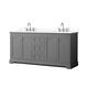 Option Dark Gray / Giotto Quartz Top / Polished Chrome