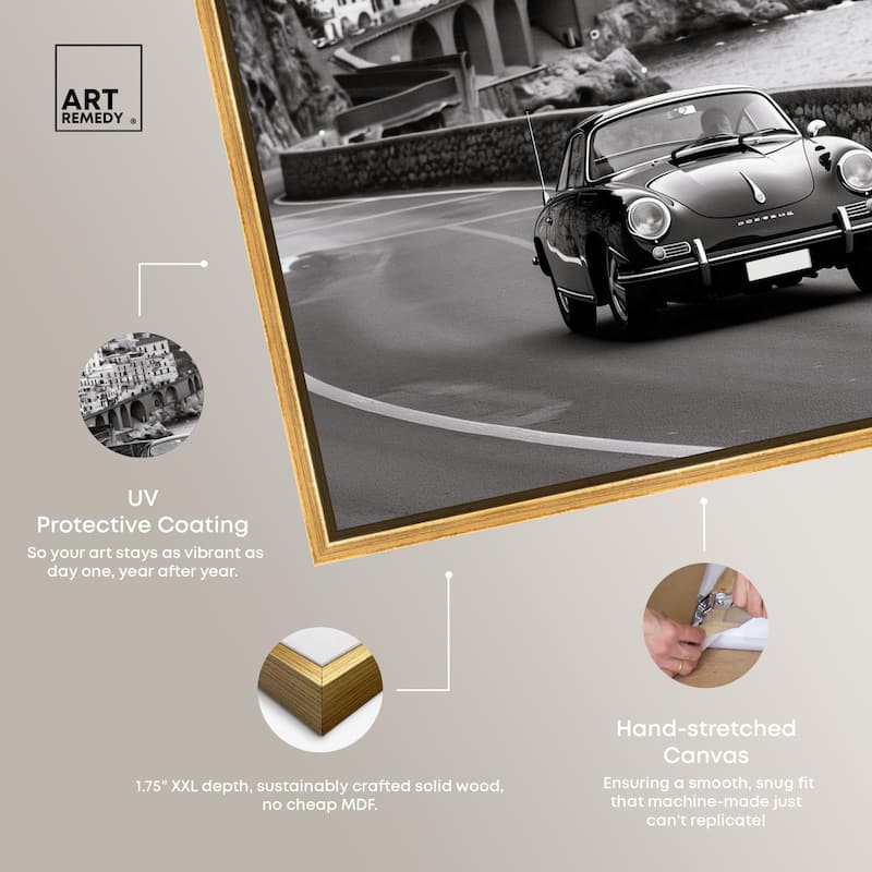 Drive through the Town Canvas by Art Remedy