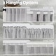 preview thumbnail 18 of 46, Linen Blend Light Filtering Back Tab/Rod Pocket Panel Pair(Set of 2)