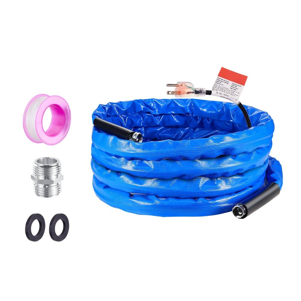 Heated Water Hose for RV, Heated Drinking Water Hose with Corrugated Cover Antifreeze to -45°F, Automatic Self-regulating