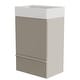 preview thumbnail 5 of 29, 20 inch MDF Single Sink Freestanding Bath Vanity with White Ceramic Top - 20" x 14"