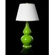 preview thumbnail 3 of 7, SAFAVIEH Lighting 27-inch Cybil Double Gourd Green Table Lamp (Set of 2)