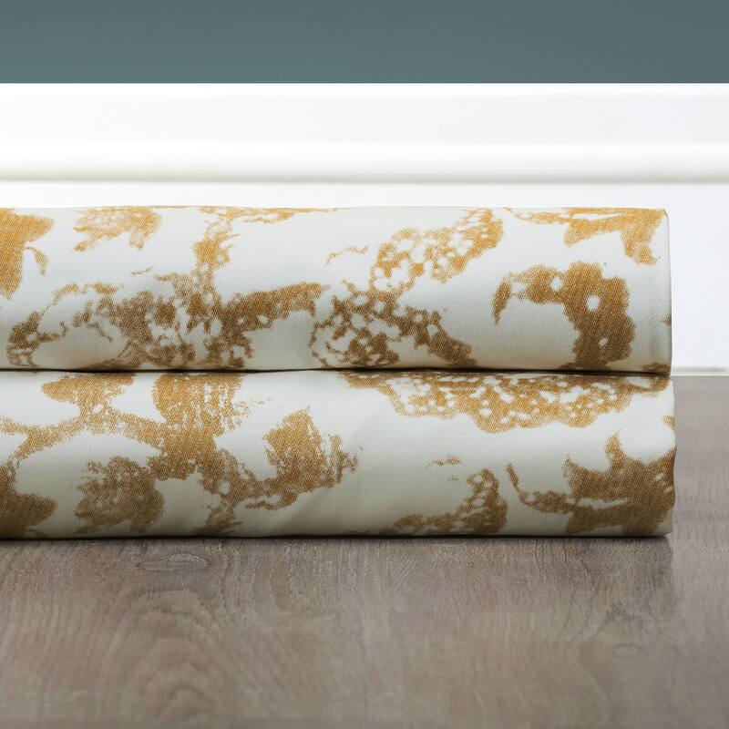 Exclusive Fabrics Edina Washed Classic Paisley Printed Cotton Curtain Panel