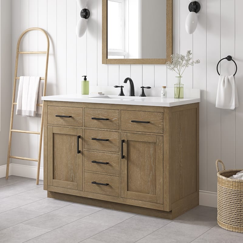 OVE Bailey Bathroom Vanity with Power Bar
