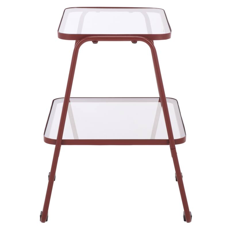 SAFAVIEH Home Zunia 2-Tier Accent Table - 17"W x 15"D x 19"H