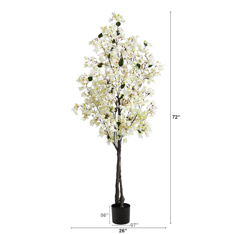 6' Bougainvillea Artificial Tree