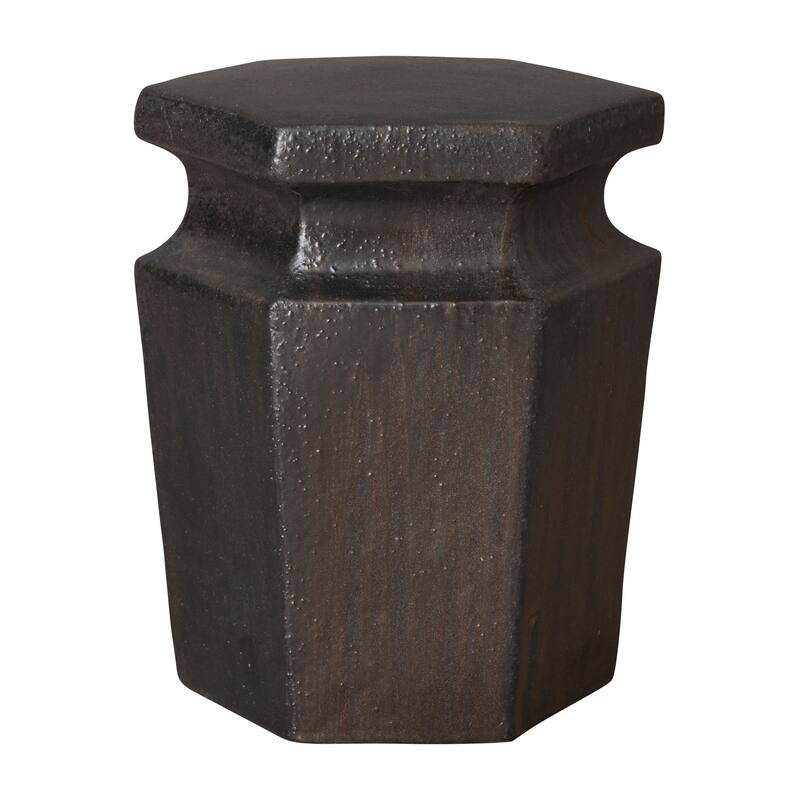 Hex Stool - Brown