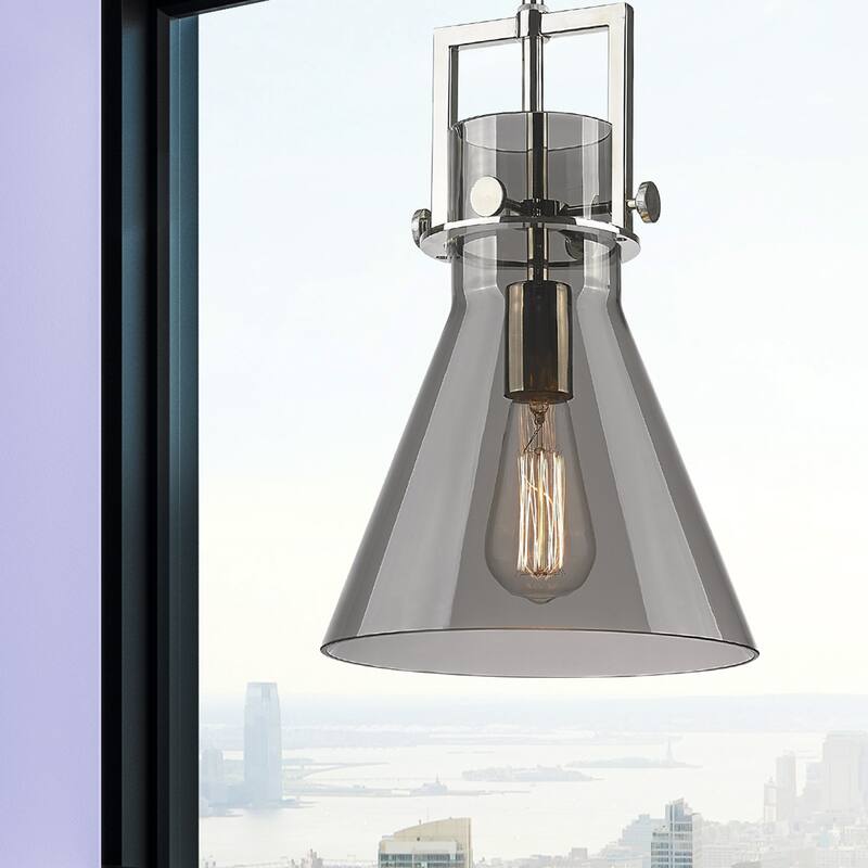 Innovations Lighting Newton Cone - 1 Light 10" Stem Hung Pendant