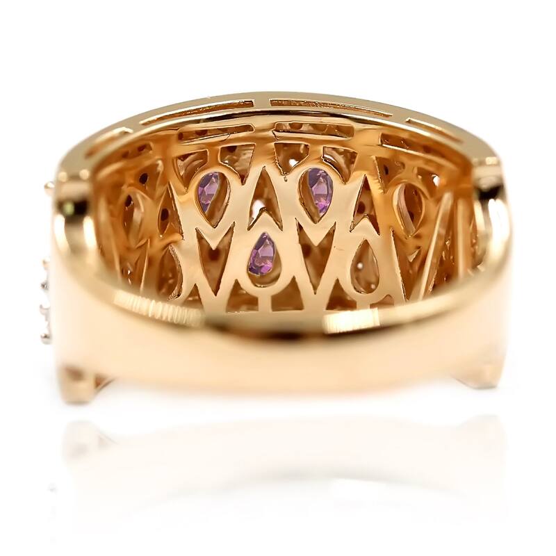 925 Sterling Silver Rhodolite Garnet Ring