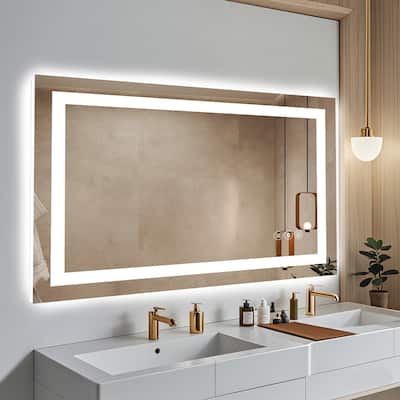 40x24 Inch Frameless LED Bathroom Mirror,Smart Mirror