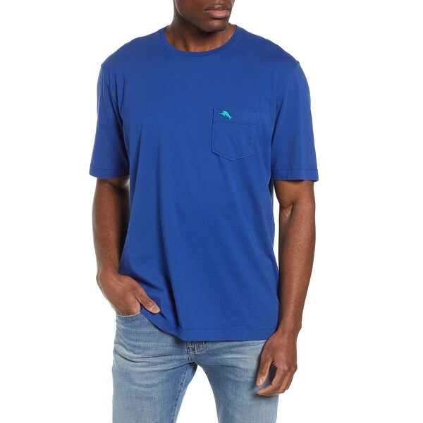 Download Shop Tommy Bahama Mens T-Shirt Blue Size Small S Crewneck ...