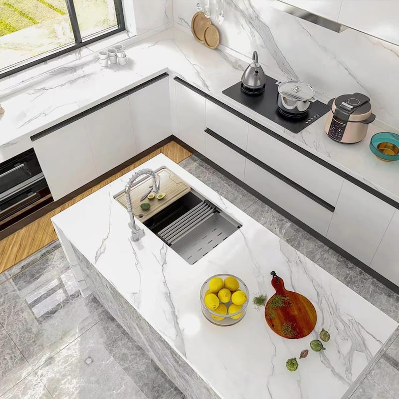 Sinber Undermount Single Bowl 304 Stainless Steel Kitchen Sink
