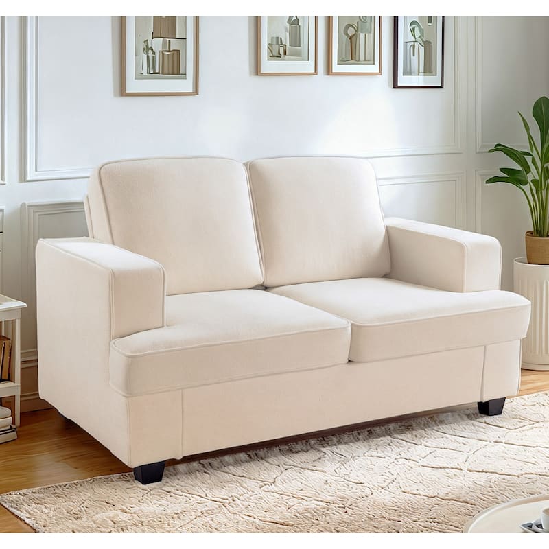 Modern Velvet Loveseat