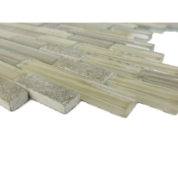 Miseno MT-CONTINENTALLINEARSH Continental - Glass Visual - Wall Tile (Sold by Sheet)
