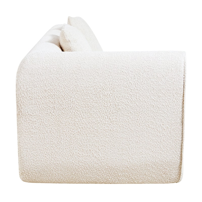 Christopher Knight Home - Curved Modular 110" Upholstered Sectional Sofa