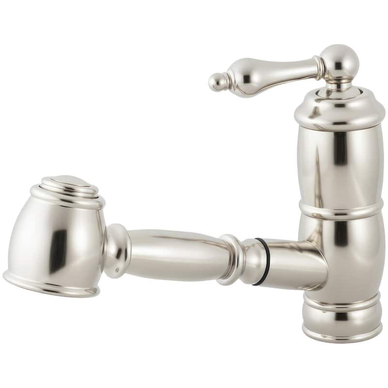 Whitehaus Vintage III Plus 1.5 GPM Single Hole Pull Out Kitchen Sink