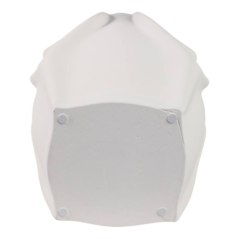 Modern Porcelain Vase with Sculpted Geometric Design Decorative Accent