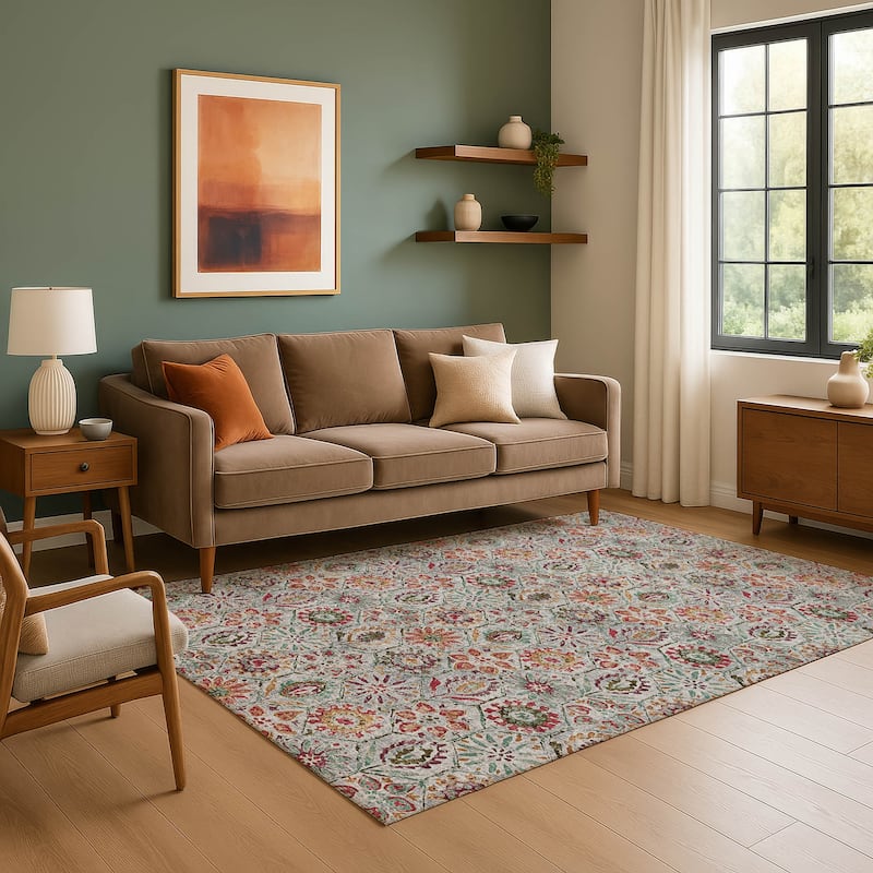 Premium Washable Super Soft Traditional Farmhouse Mayfield Rug