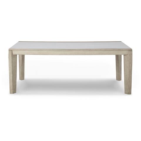 Signature Design by Ashley Wendora White/Beige Rectangular Dining Table - 38"W x 75"D x 30"H