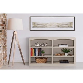 Arch+Haven Solid Wood Bookcase 48 x 30